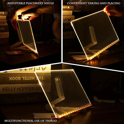 Fun Light-Up Drawing Board For Notes and Art