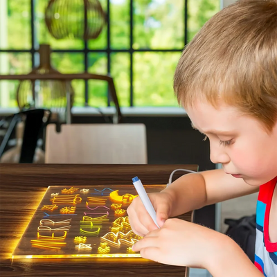 Fun Light-Up Drawing Board For Notes and Art