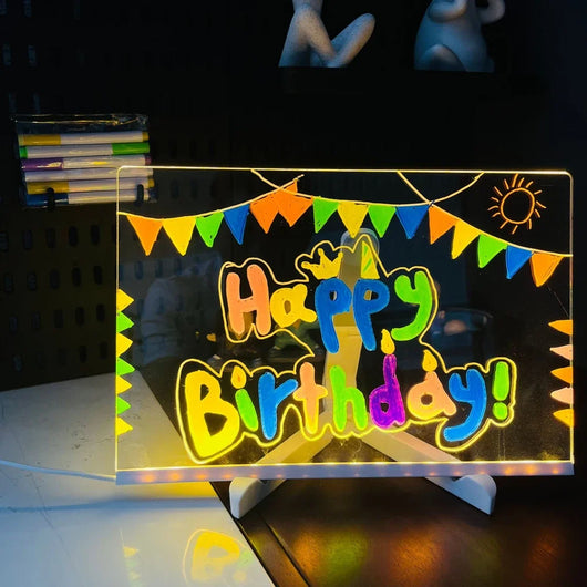 Fun Light-Up Drawing Board For Notes and Art